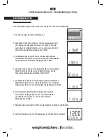 Preview for 30 page of Terraillon WIEGHT WATCHERS EASY VIEW Instruction Manual