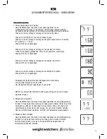 Preview for 43 page of Terraillon WIEGHT WATCHERS EASY VIEW Instruction Manual