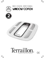 Terraillon WINDOW COACH Instruction Manual preview