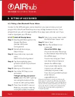 Preview for 16 page of Terrain Dynamics 700C AIRhub Operating Manual