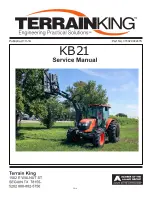 Terrain King KB21 Service Manual предпросмотр