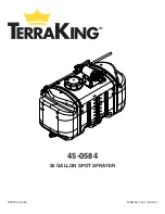 Предварительный просмотр 1 страницы TerraKing 45-0584 Manual