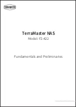 Preview for 1 page of TerraMaster F2-422 Fundamentals And Preliminaries