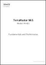 TerraMaster F4-421 Fundamentals And Preliminaries preview