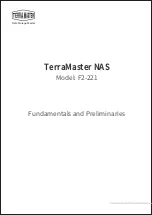 Preview for 1 page of TerraMaster NAS F2-221 Fundamentals And Preliminaries