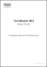 TerraMaster NAS F2-421 Fundamentals And Preliminaries preview