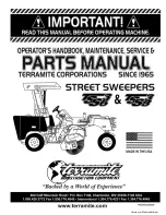 Terramite TSS36 Operator'S Handbook, Maintenance, Service & Parts Manual preview