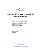 Terrasat IBUC Operation Manual preview