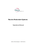 Preview for 1 page of Terrasat Rx 1+1 Operation Manual