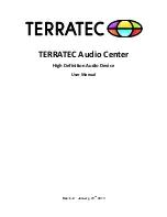 Предварительный просмотр 1 страницы TerraTec Audio Center User Manual