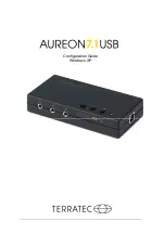 TerraTec Aureon 7.1 USB Configuration Manual preview