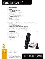 Preview for 2 page of TerraTec CINERGY T2 Brochure & Specs