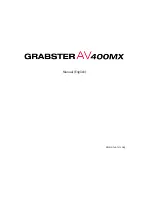 Предварительный просмотр 1 страницы TerraTec GRABSTER AV 400MX Manual