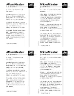 Preview for 1 page of TerraTec MicroMaster Quick Reference