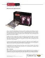 Preview for 1 page of TerraTec Mystify 5200 Ultra Product Information