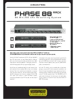 Preview for 1 page of TerraTec PHASE 88 Rack Description