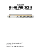 TerraTec SINE MB 33 II Manual preview