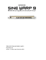 TerraTec SINE WARP 9 Manual preview