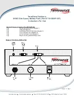 TerraWave TW-SSBP-007 Instructions For Use Manual предпросмотр