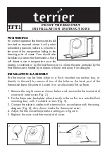 Preview for 3 page of Terrier TFT1 Installation Instructions