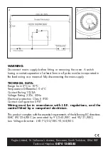 Preview for 4 page of Terrier TFT1 Installation Instructions