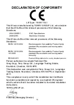 Preview for 14 page of TERRY 1100W TSL1 Original Instructions Manual