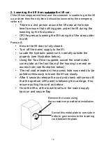 Preview for 14 page of TERRY Lifestyle 3.6m User Manual