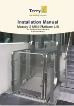 TERRY Melody 2 hydraulic MK2 Installation Manual preview