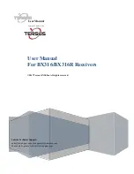 Предварительный просмотр 1 страницы TERSUS BX316 User Manual