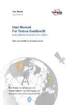 TERSUS GeoBee30 User Manual предпросмотр