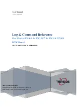 Предварительный просмотр 1 страницы TERSUS GNSS RTK Board Series User Manual