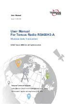 TERSUS RS400H3-A User Manual предпросмотр