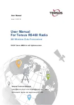 TERSUS RS460 User Manual предпросмотр