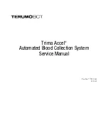 Предварительный просмотр 2 страницы Terumo BCT Trima Accel Service Manual