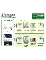 Terumo Elemano Quick Start User Manual предпросмотр