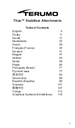 Предварительный просмотр 3 страницы Terumo Titan T401231 Manual