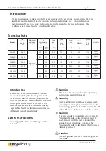 Preview for 3 page of Teryair 59 04 81 Operation And Maintenance Manual