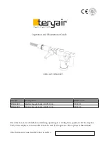 Teryair 59 12 01 Operation And Maintenance Manual preview