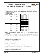 Preview for 5 page of Teryair SN29PG Operation And Maintenance Manual