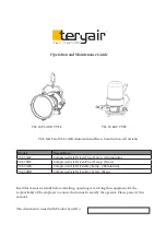 Teryair TSL-50 BAY TYPE Operation And Maintenance Manual предпросмотр