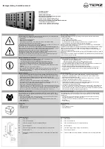 Предварительный просмотр 1 страницы TERZ NITE-RF Installation Manual