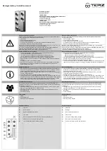 TERZ NITE-XS Installation Manual preview