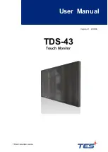 TES TDS-43 User Manual предпросмотр