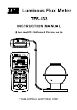 TES TES-133 Instruction Manual предпросмотр