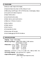 Предварительный просмотр 4 страницы TES TES-133 Instruction Manual