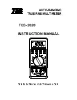 TES TES-2620 Instruction Manual preview