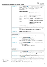 Preview for 9 page of TESA 05330210 Instruction Manual