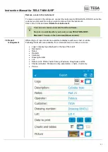 Предварительный просмотр 31 страницы TESA TWIN-SURF Instruction Manual