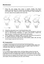 Предварительный просмотр 17 страницы TESA WS1081 User Manual