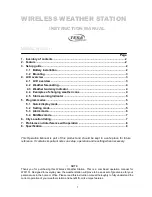 TESA WS1151 Instruction Manual preview